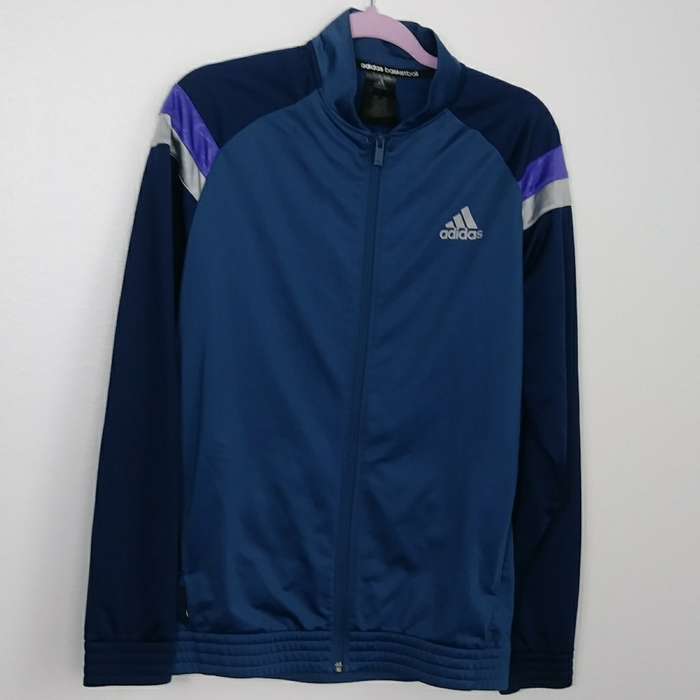 Adidas | Blue Zip Up  Jacket